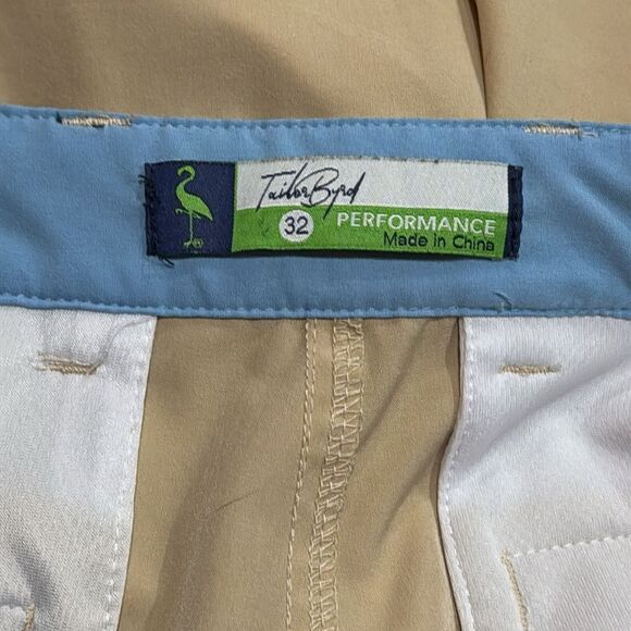 TailorByrd Men’s Performance Tan Golf Casual Shorts Size 32 - Picture 4 of 8